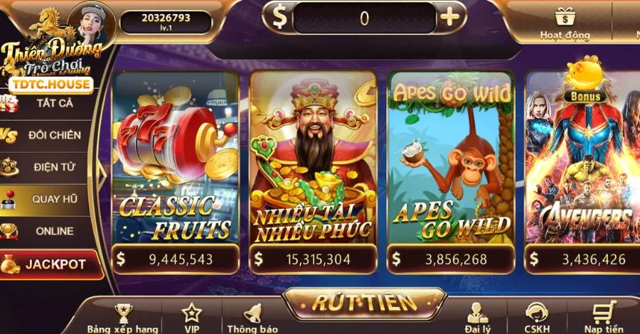 Máy slot game nổ hũ tại mb666